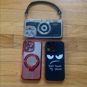 Camera Style Phone Cases For iPhone 15 Pro Max